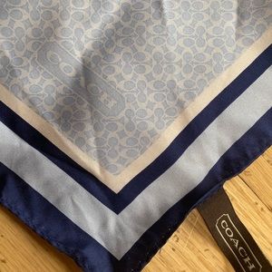 Coach silk scarf